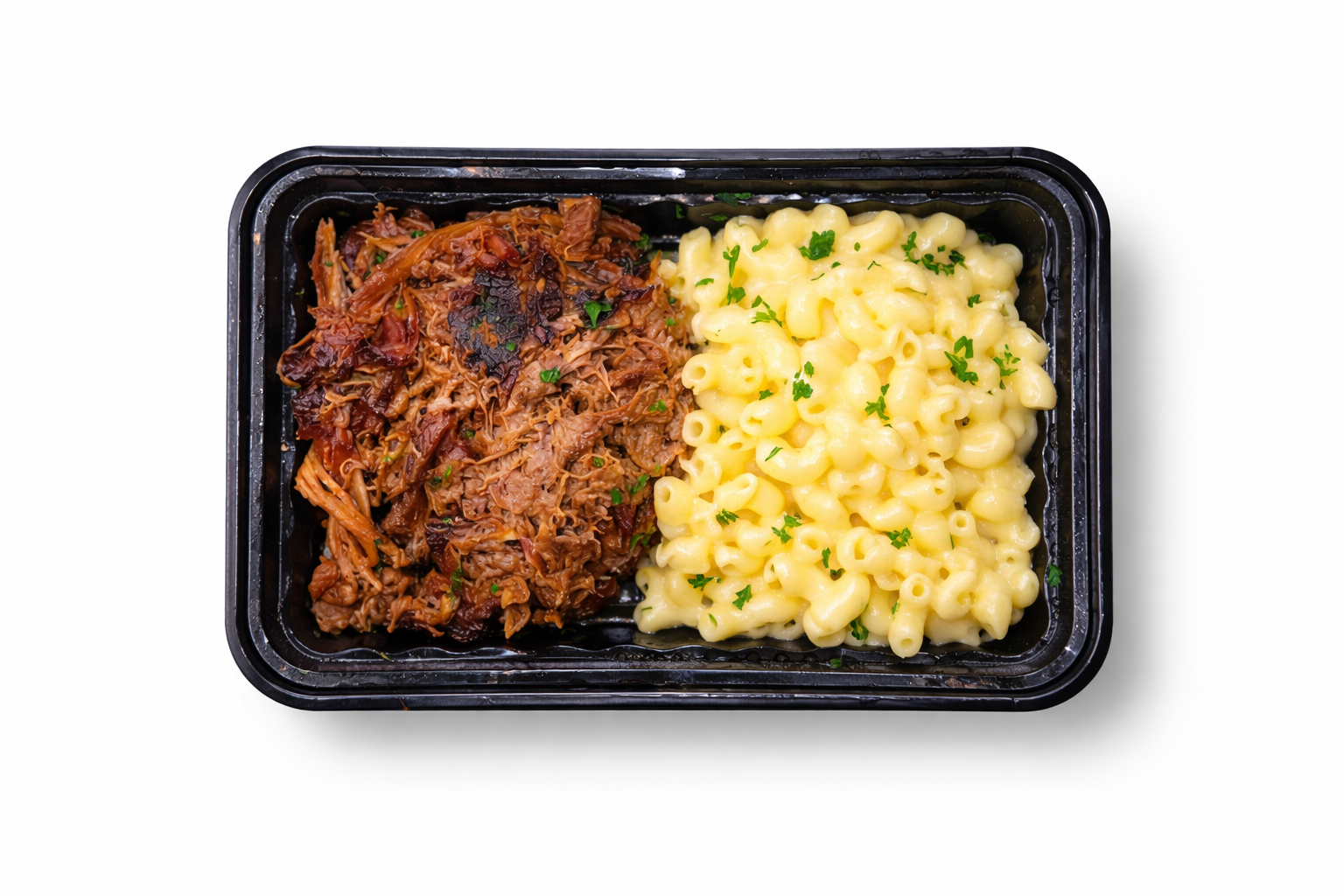 Kansas City Pulled Pork and Mac and Cheese