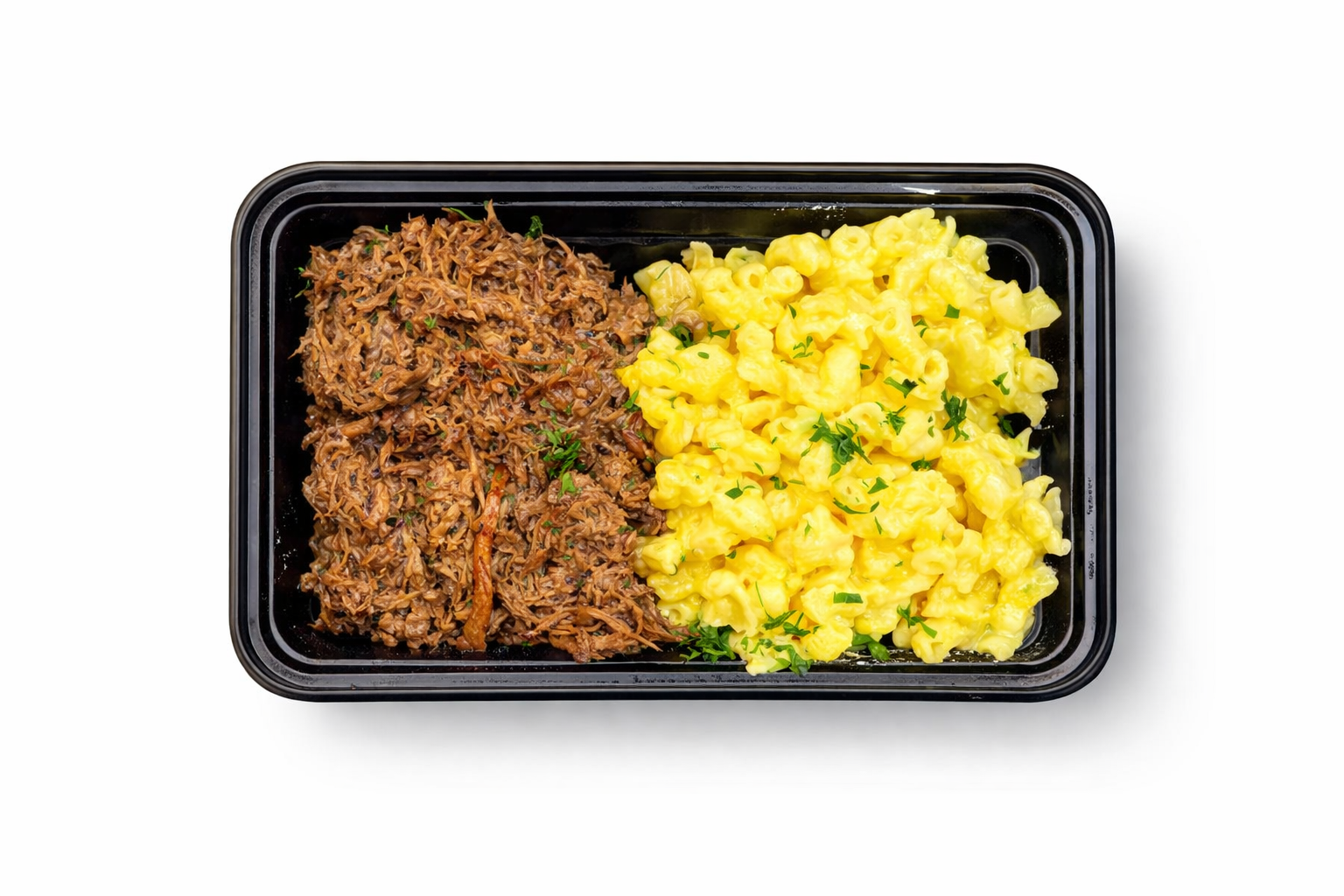 Korean BBQ Pulled Pork with Mac and Cheese