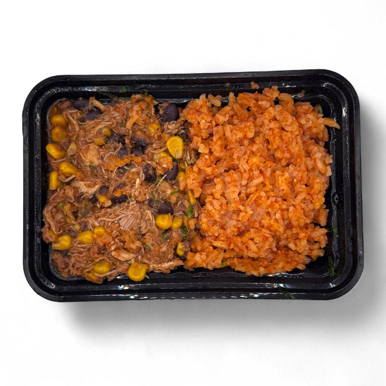 Chicken Taco Bowl and Spanish Rice