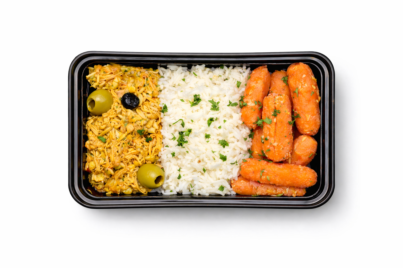 Moroccan Chicken with Basmati Rice and Honey Garlic Carrots