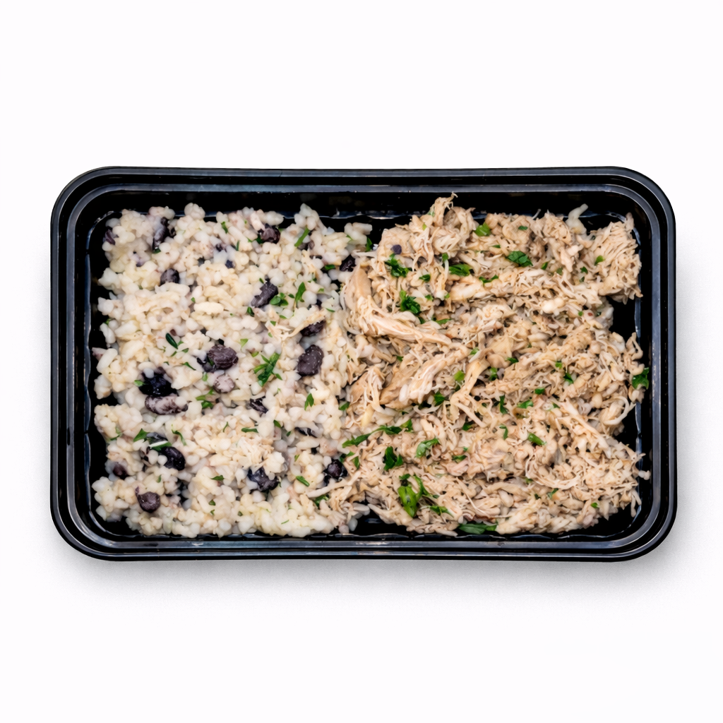 Mild Jerk Chicken with Black Beans and Rice
