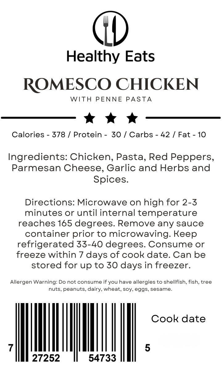 Romesco Chicken with Penne Pasta