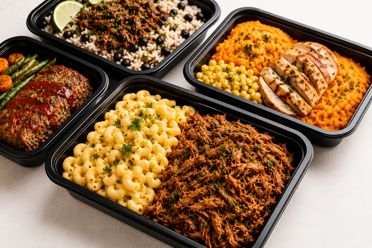 5 fresh dinners. $49.95. Delivered Sunday.